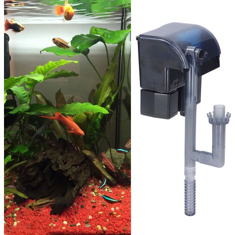 Filtre silencieux pour aquarium 10 W, pompe de filtration externe 3 en 1 pour petit aquarium avec cascade intégrée, norme nationale 220 V (1/5)