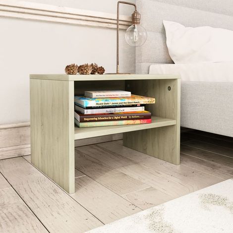 Maison Exclusive - Nachttische 2 Stk. Sonoma-Eiche 40x30x30 cm Ho