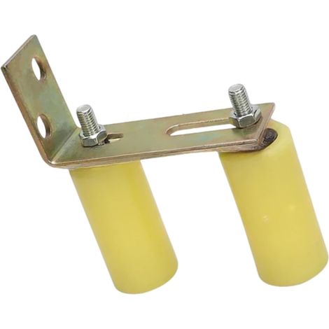 Poulie de positionnement en nylon pour portail coulissant - Double roulement - Roue de guidage épaisse - Rouleau de guidage silencieux et lisse (1/5)
