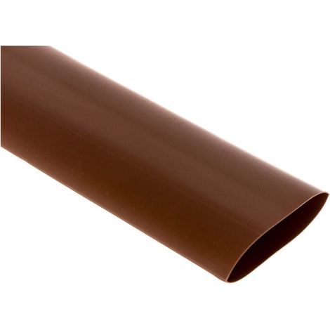 Tubo termorretr谩ctil de pared delgada, secciones de 1 m, CR 25.4/12.7 marr贸n, 427586