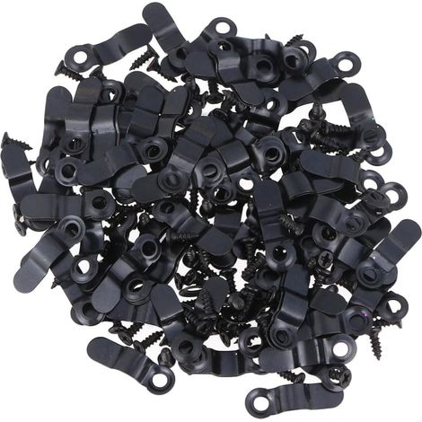 FOMIYES Plaques arrière pour cadres photo avec vis, forme arquée (1/5)