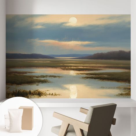 Carta Da Parati - Fotomurale In Vlies - per Decorazione pareti - Per La Cucina Camera Da Letto Per La Soggiorno Paesaggio atmosferico 104x70 cm (1/5)
