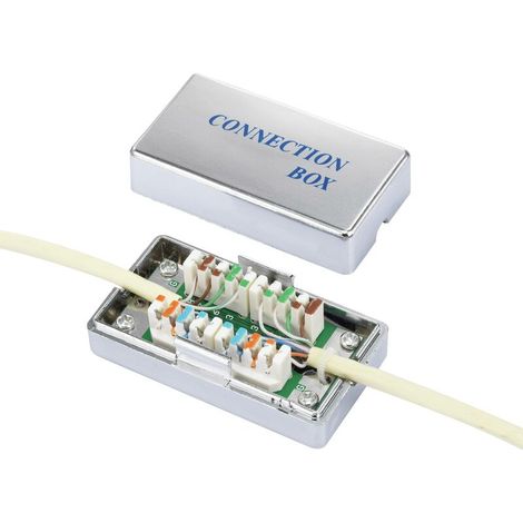 Boîtier de connexion Trywise compatible Catégorie 5e – Boîtier RJ45 pour câblage réseau Ethernet haute performance, résistant et facile à installer