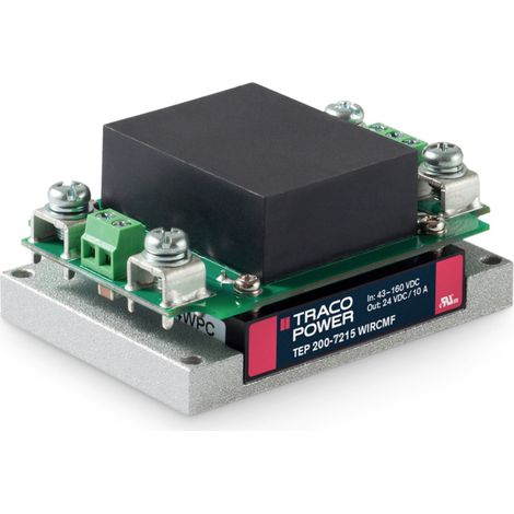 TracoPower TEP 200-2412WIRCMF DC/DC-Wandlermodul 24 V/DC 12 V/DC 15 A 200 W Anzahl Ausgänge: 1 x Inh