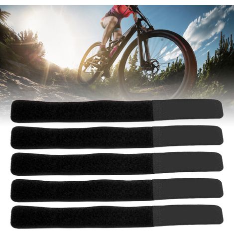 DUUTI 5PCS Sangles Réglables pour Pompe à Vélo, Bande de Fixation Réutilisable pour Rangement et Transport Noir (1/5)