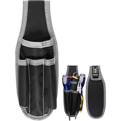 CCYKXA 1 Stück Mehrzweck-Werkzeuggürtel, professionelle kleine Gürteltasche, Elektrikertasche, Werkzeugtaschen-Organizer für Arbeiter für Techniker, Bauarbeiter, Wartungstechniker