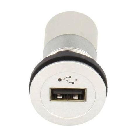 Presa USB 2.0 Presa Schlegel Elektrokontakt con anello a LED a colori: blu RRJUSBAAB Schlegel Contenuto: 1 pz. (1/2)