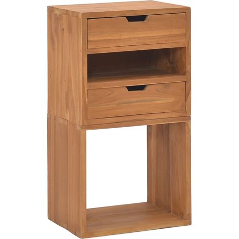 Mobiletto 40x30x76 cm in Legno Massello di Teak vidaXL (1/5)