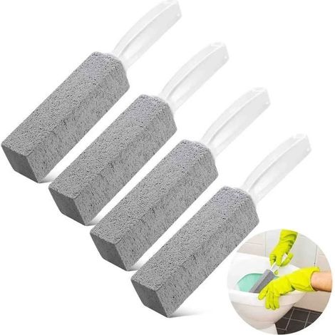 Brosse de nettoyage de toilettes avec poignée, brosse de nettoyage pour taches profondes, brosse de toilettes-MCJ (1/4)