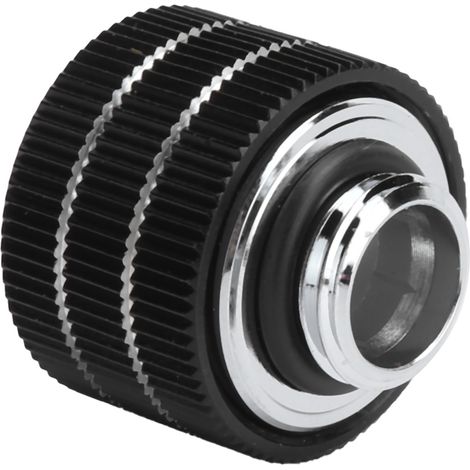 Raccords rigides pour tubes à vis rapide, refroidissement liquide pour ordinateur, 20 kg, anti-chute, vis rapide HYGKNB16MM (noir) (1/5)