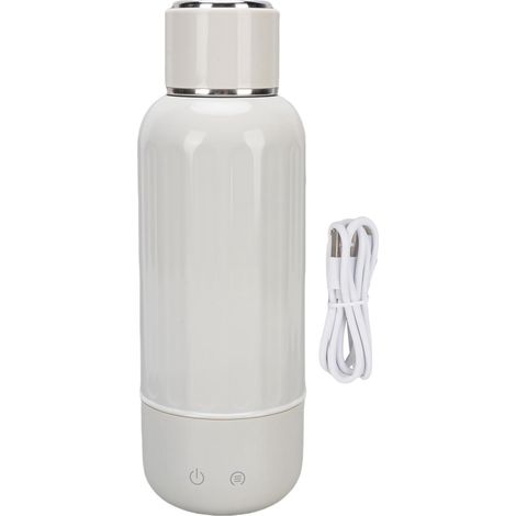 Ortviai Bouilloire Électrique Portable 500 ml, Rechargeable sans Fil, Acier Inoxydable 316, Blanc, 5 Températures (1/5)