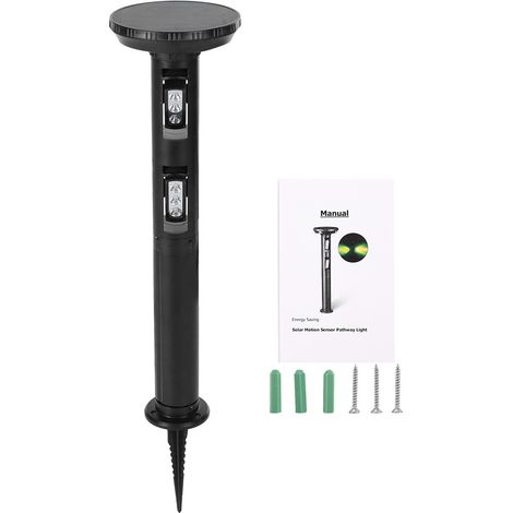 Lampe à induction LED extérieure étanche à énergie solaire pour pelouse, jardin et aménagement paysager. (1/5)