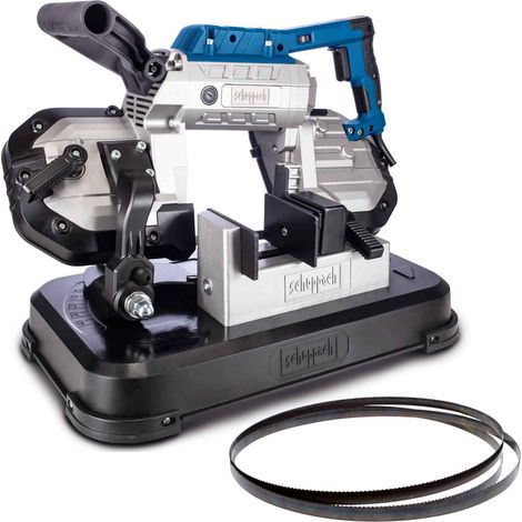 Metallbandsäge MBS1200 Scheppach - 1200W 127mm Schnitthöhe Vario-Speed mit Arbeitstisch & LED (1/10)