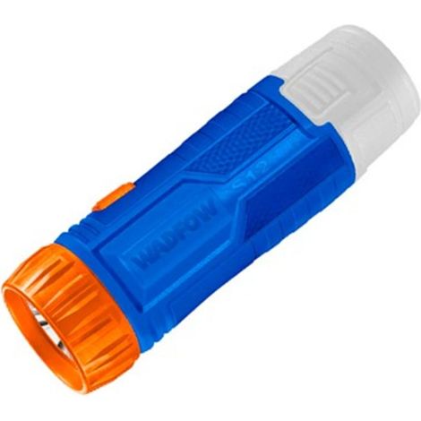 Linterna a batería 12V WADFOW, 100 lúmenes, diseño compacto y ligero