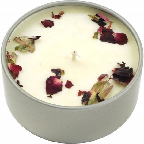 Vela de soja arom谩tica casera SENSUAL, con 3 aceites esenciales para un ambiente rom谩ntico, 160 ml.