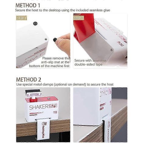 Portable Electric Paint Shaker Mixer for Models High Torque, Centrifugal Mixing, Automatic Stop (1/4)