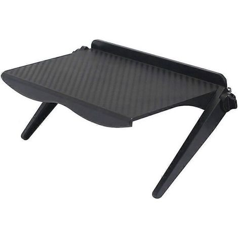 1 support d'écran, réglable hauteur et angle, compatible moniteur/TV/téléphone/routeur/console, design à deux pieds antiderapants (1/5)
