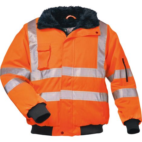 Gr .2XL (62/64) GUSTAV WS - PILOTJACKE ORANGE orange GUSTAV HIGH VIS PILOT J (1/2)