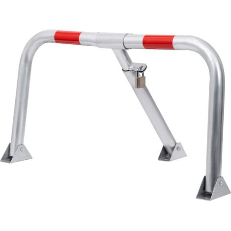 Arceau de parking rabattable STIER avec cadenas, HxlxP 420x753x365 mm (1/5)