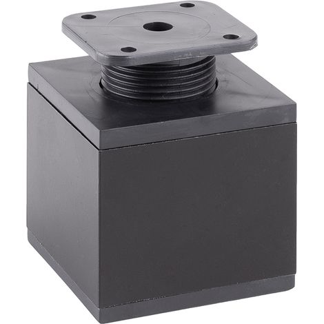 FA012 60 mm verstellbarer Möbelfuß, Mattschwarz SANS MARQUE