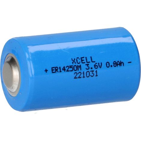 ER14250M XCell Lithium-Batterie 3,6V 800mAh 1/2 AA Hochstromtype (1/5)