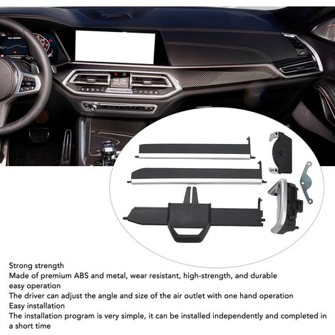 Clip para rejilla de ventilación del aire acondicionado automotriz - Kit de reparación del ventilador central - Compatible con BMW X6 2020-2023 - 6 piezas de ABS duraderas (1/5)