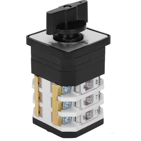 Universal Switch 4 Positions Three Phase, Universal Rotary Cam Selector Locking Switches LW12D‑16YH3/3 220V-380V 16A (1/5)