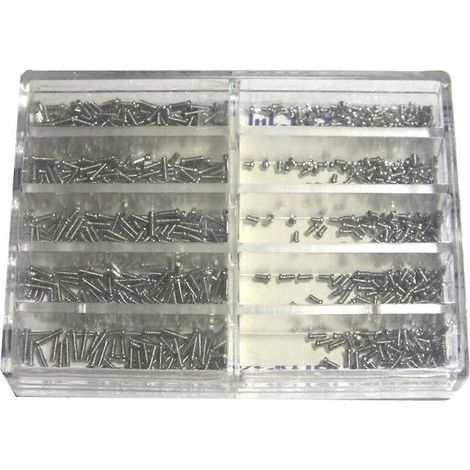 670 professionelle Edelstahl-Uhrenschrauben, Reparaturwerkzeuge erhältlich in 10 verschiedenen Größen (von 1,6 mm bis 6,0 mm). (1/3)