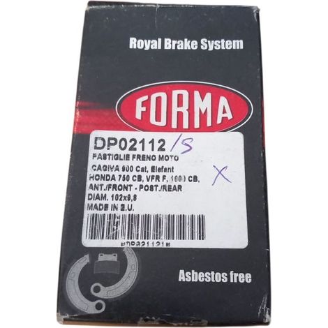 Pastigle freno sinterizzate per honda 750 cb, vfr f, 100 cb (1/3)