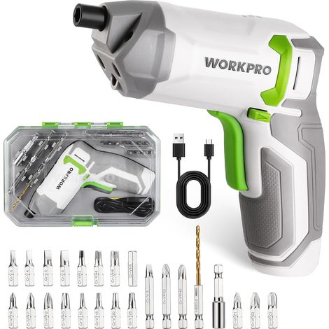 Cordless Screwdriver 3.6 V 7 Nm with 24 Accessories (1/5)