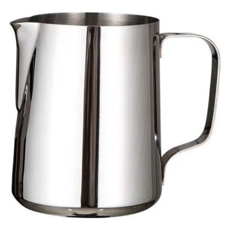 Pichet à mousse de lait, pichet à lait en acier inoxydable 304, pichet à vapeur de 350 ml, pichet à vapeur pour café, cappuccino, barista, carafe à lait avec stylo de décoration, argenté 350ML