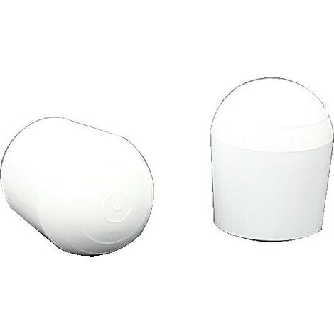 EMBOUT ENVELOPPANT PERGA NOIR ROND Diamètre extérieur 20 mm - BOUILLER PLASTIQUES