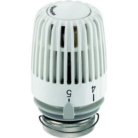 Heimeier tête thermostatique 6120 à 22,500 22 ° C, blanc , la plage de décalage de la consigne / limitée