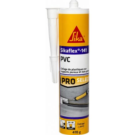 Sikaflex 141 PVC grau, 380g Kartusche.