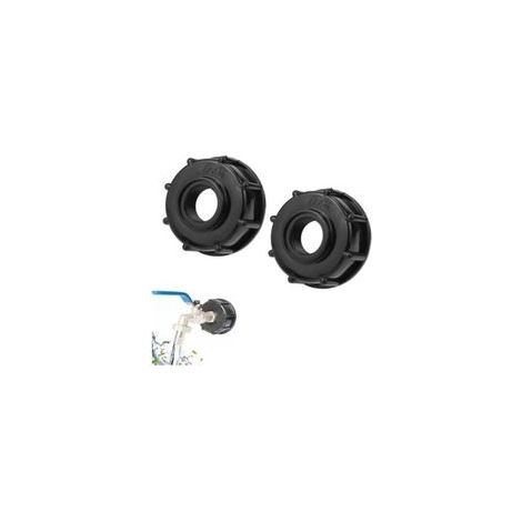 2-teiliger IBC-Adapterdeckel S60x6 – 3/4-Zoll-IBC-Tankanschluss – Tankadapter für 1000-Liter-IBC-Fassventil – Crezuo