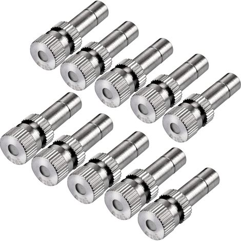 ZHIJIA PREMIUM Lot de 10 buses laiton 0,3 mm, basse pression, brumisation, refroidissement, irrigation (1/5)