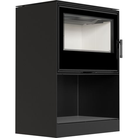 Freistehender Kaminofen KRATKI Kari 12kW Ökodesign REKUPERATION ZUBEHÖR (1/5)