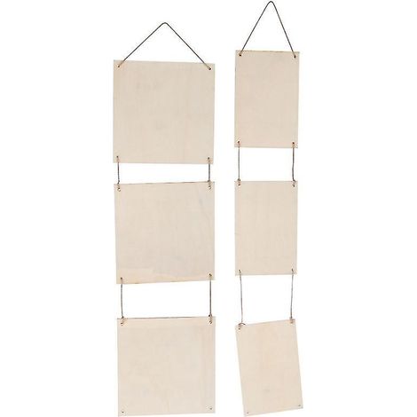 Pendentif en bois (2 pièces) (1/3)