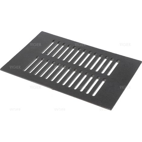 Grille décendrage insert cheminée 14766PB – Dimensions 330x215mm – Pour poêle à bois – Compatible foyer Supra