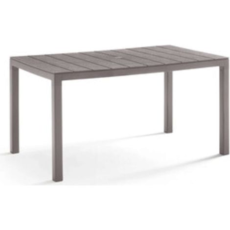 TAVOLO KING 146X86XH74CM TORTORA