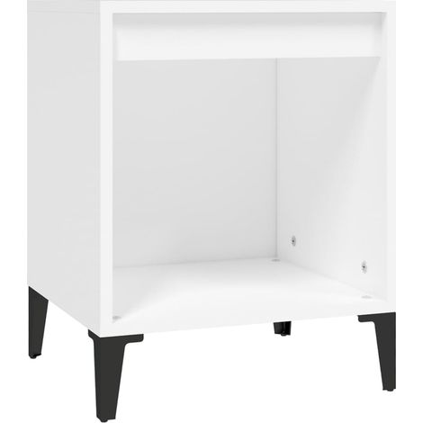 Maison Exclusive - Nachttisch Weiß 40x35x50 cm
