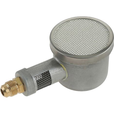 Petit brûleur infrarouge rond en céramique avec connecteur 3/8, compatible avec les appareils de chauffage à gaz, les chaudières et les pièces de rechange pour les chauffages de terrasse. (1/5)