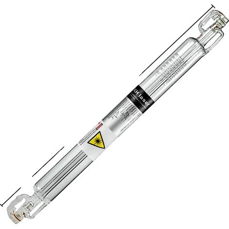 CO2-Laserröhre, Borosilikatglas, wassergekühlt, 50 W, 800 mm (1/2)
