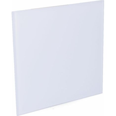 Coperchio 175x175 mm in vetro bianco opaco per aspiratore 08413 ø10cm edm (1/4)