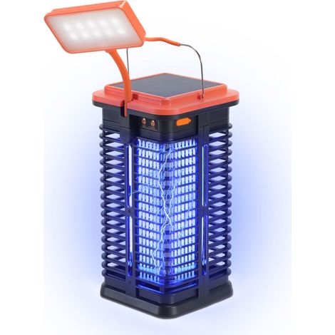 Randaco Solar al aire libre repelente de mosquitos lámpara recargable USB 3 en 1 linternas LED portátil lámpara solar impermeable IPX4 camping linterna (1/5)