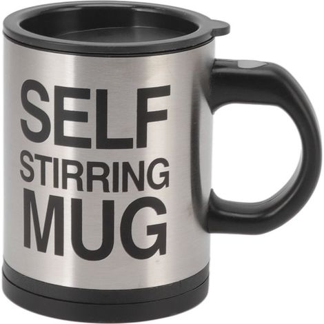 Automatischer 400-ml-Mixbecher für Kaffee und Getränke mit eingebautem elektrischem Rührwerk (1/5)