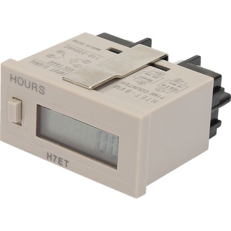 AC 110-220V H7Et BVM Digitaler elektrischer Zähler mit 6-stelliger LCD-Anzeige (0,0 Stunden) (1/5)