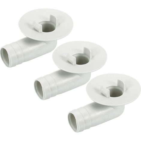 Beijiyi – Connecteur tuyau de vidange 17mm – Raccord coude pour climatiseur mobile – Étanchéité optimale – Lot de 3 pièces en PP beige (1/5)
