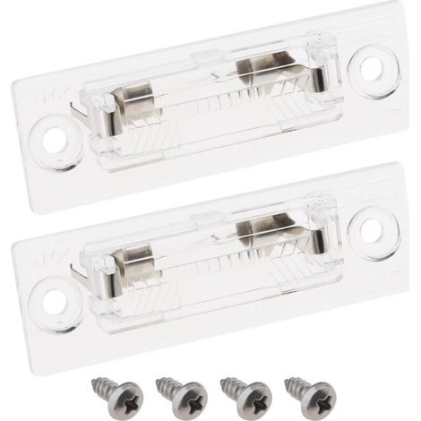 Deux feux de plaque d'immatriculation à LED 3B5 943 021 A/B/D / 3B5 998 026 A / 3BD 943 021 / 1KD 943 021, compatibles avec Passat, Caddy et Transporter. (1/3)