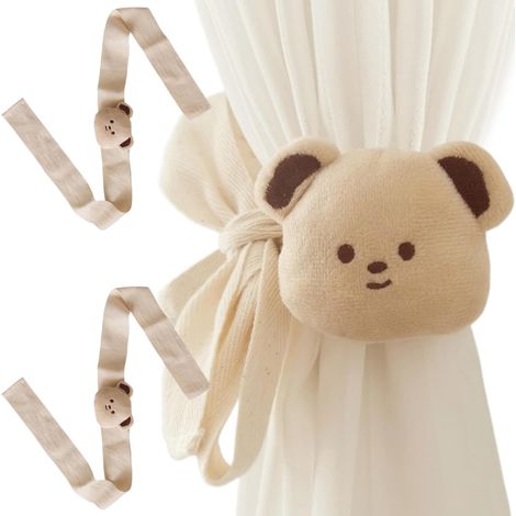 2 embrasses ours mignon 31,5 pouces, supports animaux chambre enfant (1/4)